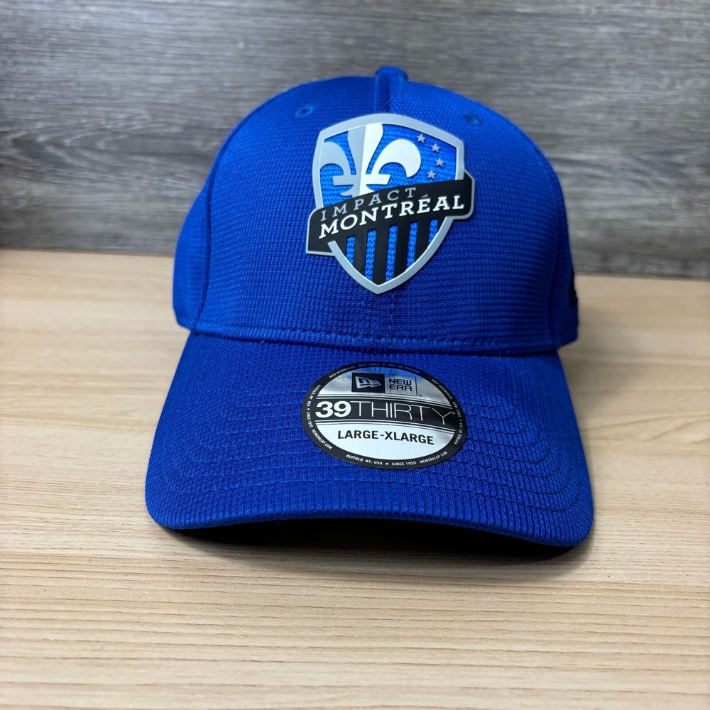 Montreal Impact Hat Cap Fitted Size L-XL Blue Soccer‎ MLS New Era NWT